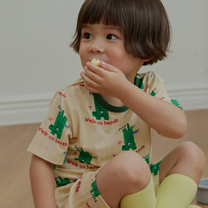 Flip Poly Ribbed Home Wear Set