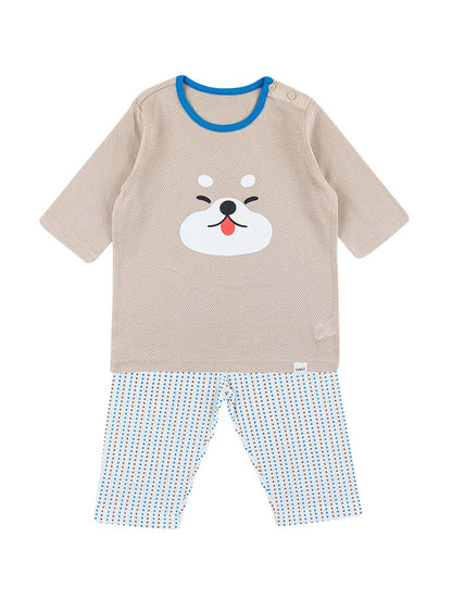 Animal Mesh 3/4 Home Wear Set