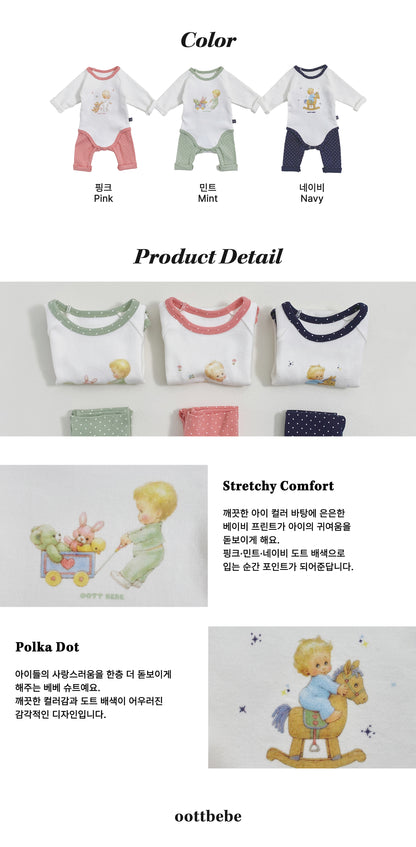 [PRE-ORDER] Custard Cream Body Suit + Leggings Set