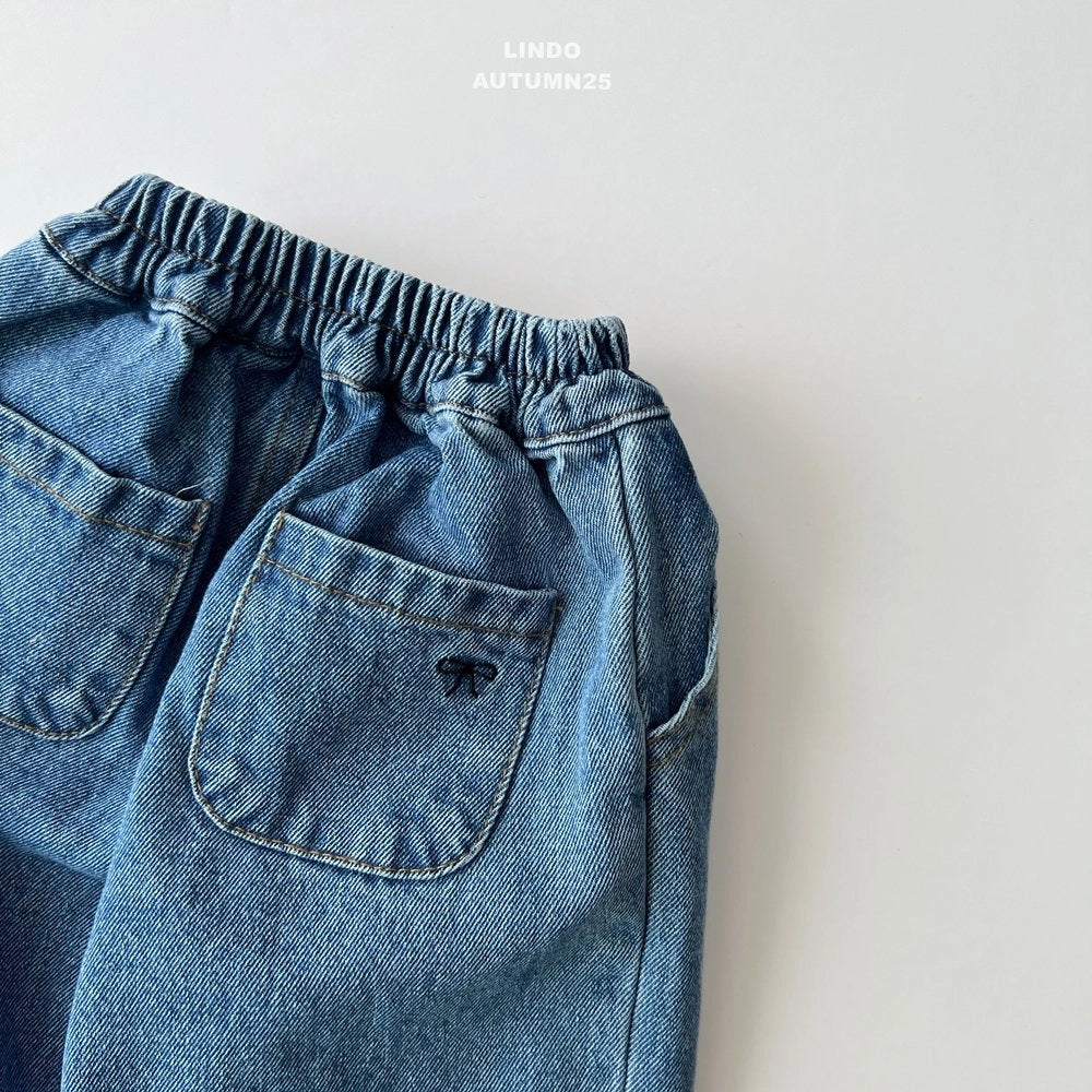[PRE-ORDER] Ribbon Denim Pants