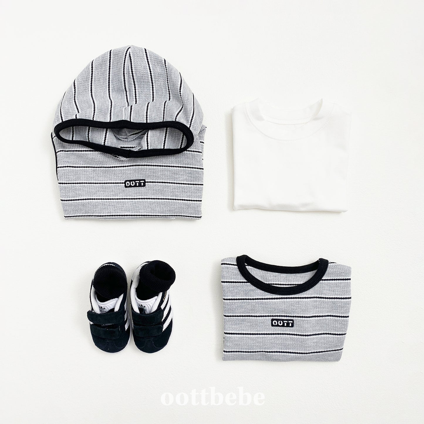 [PRE-ORDER] Urban Stripe Hoodie Body Suit