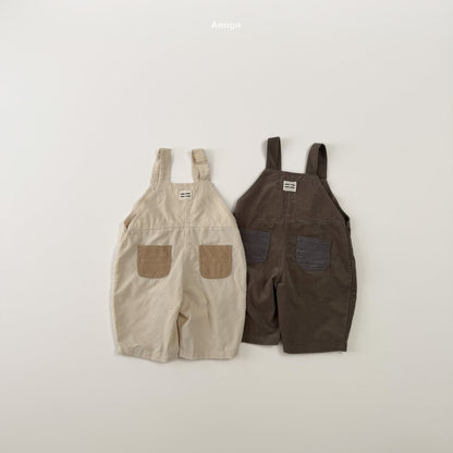 [PRE-ORDER] Corduroy Contrast Overalls