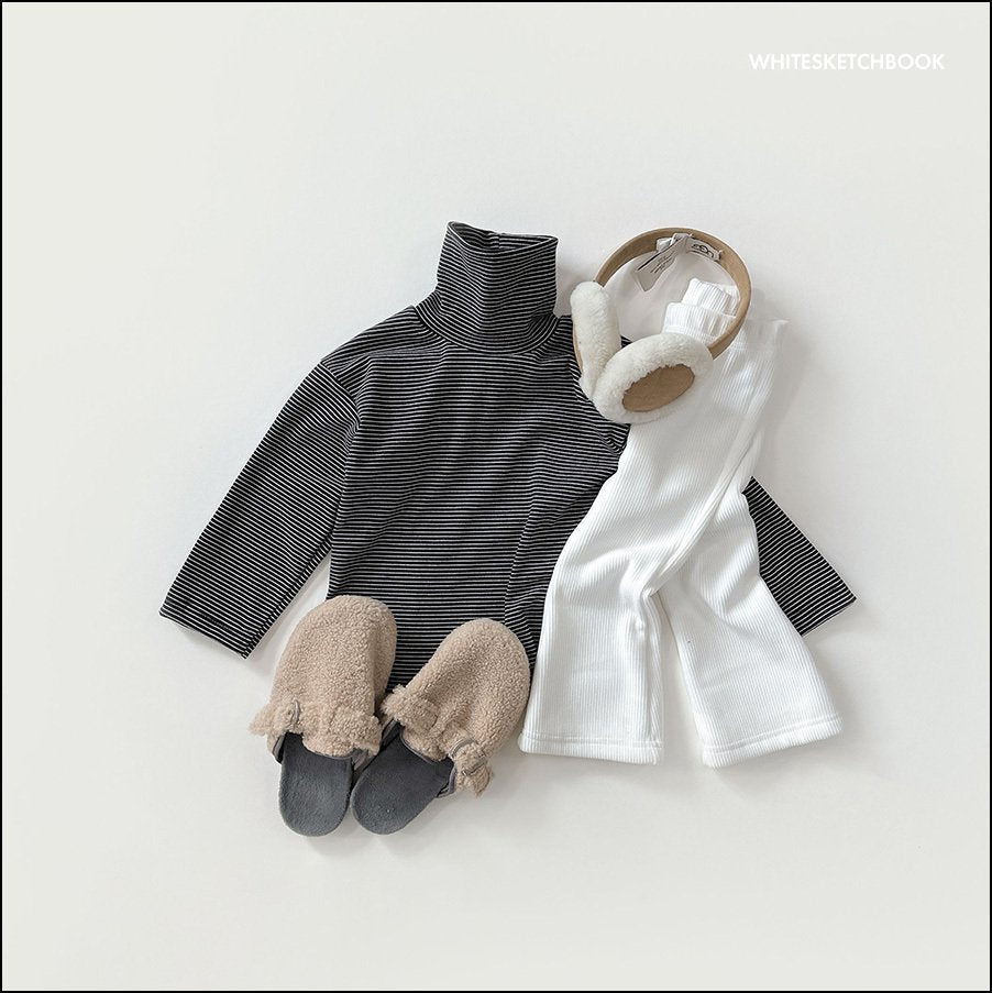 [PRE-ORDER] Boot-Cut Ribbed Mink Pants