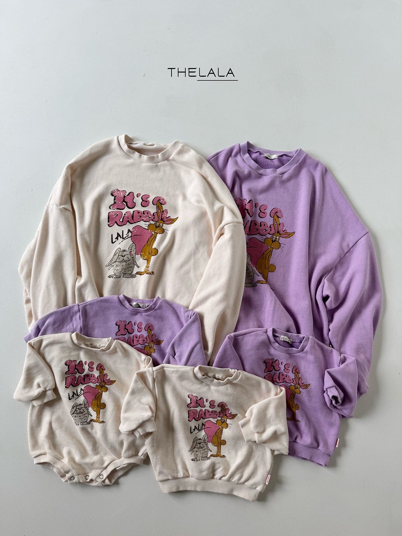 [PRE-ORDER] Rabbit Sweatshirts (Mom Couple)