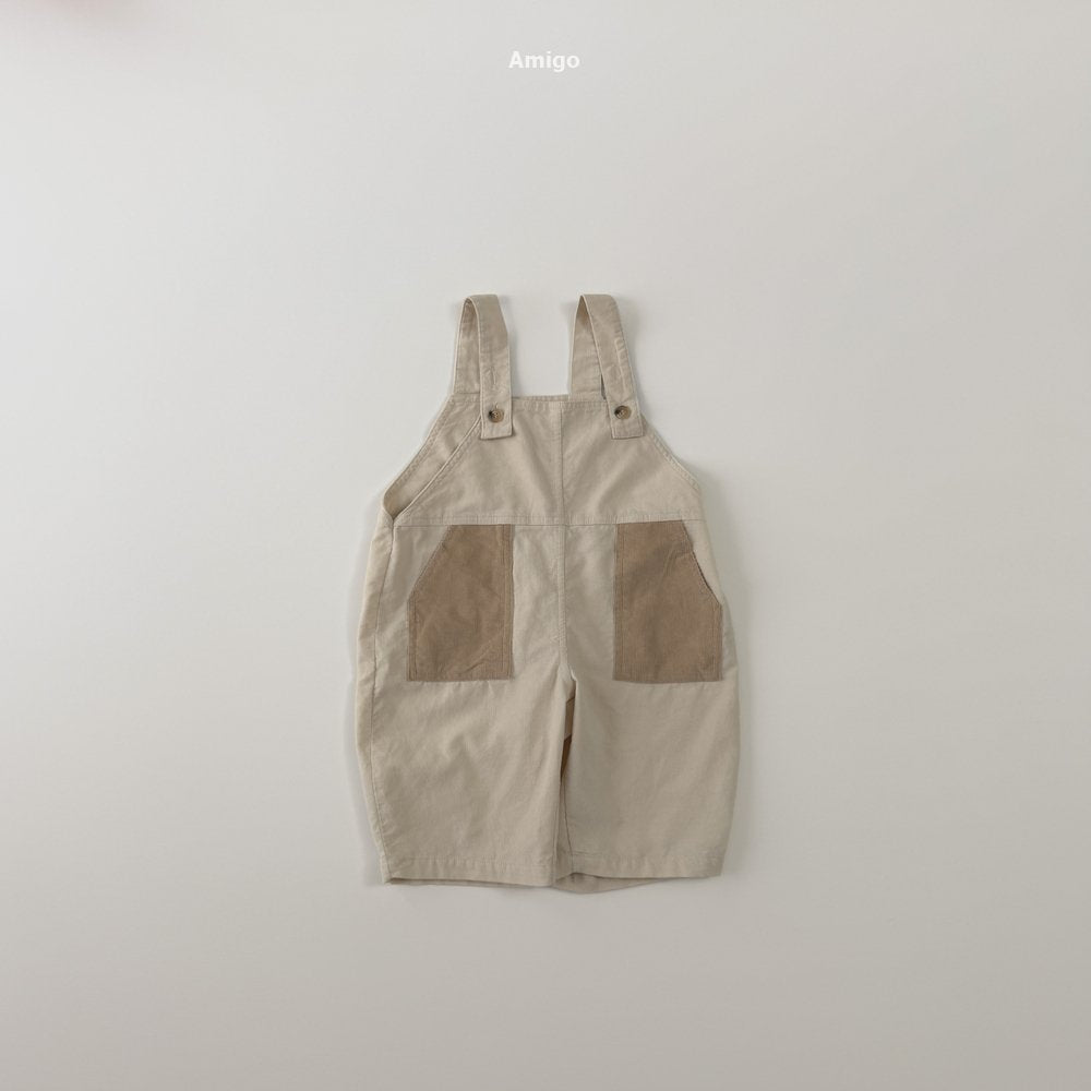 [PRE-ORDER] Corduroy Contrast Overalls