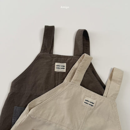 [PRE-ORDER] Corduroy Contrast Overalls