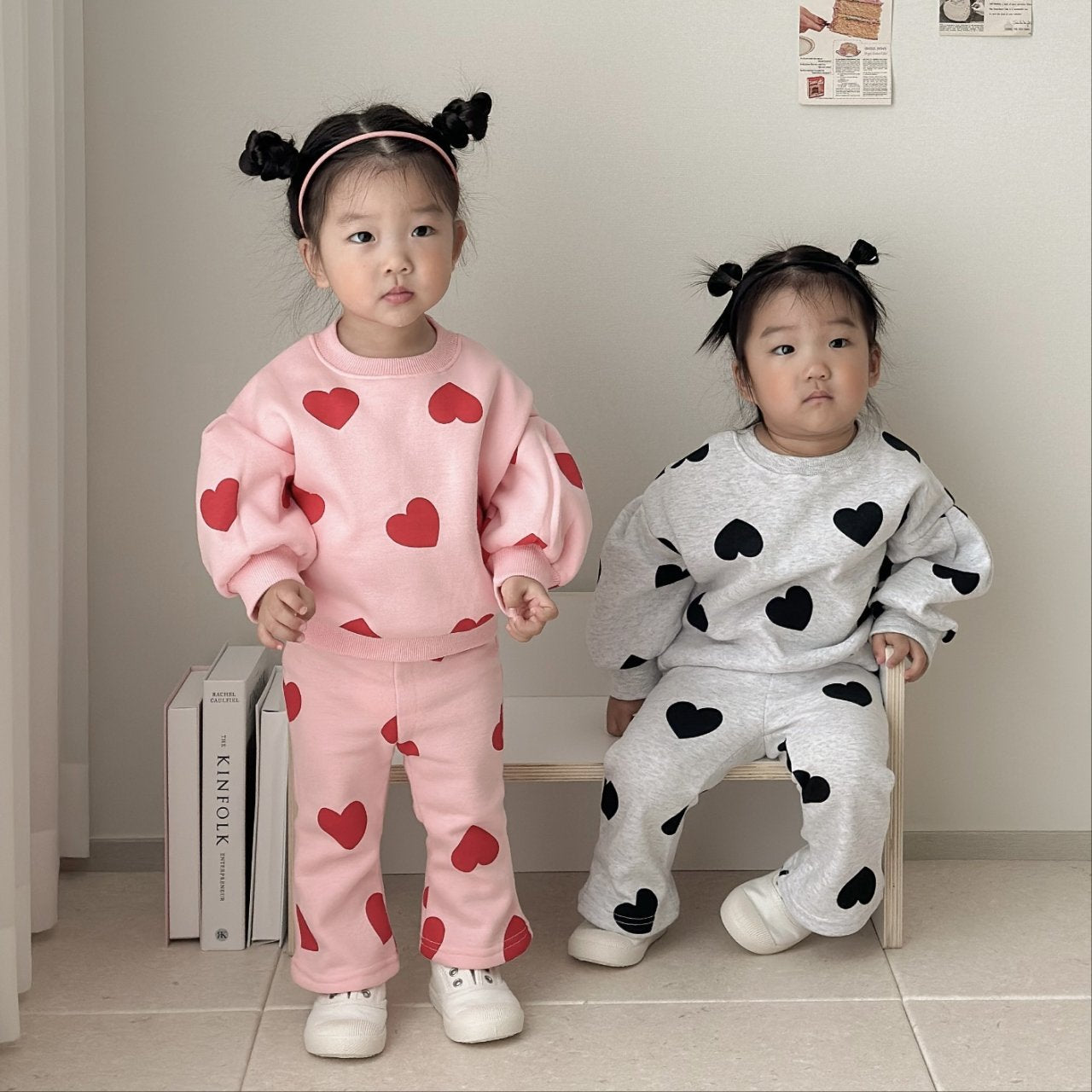 [PRE-ORDER] Big Heart Top Bottom Set