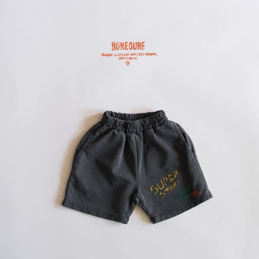 Star Shorts [Charcoal/XS(1-2yr)]