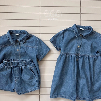[PRE-ORDER] Together Denim Top Bottom Set