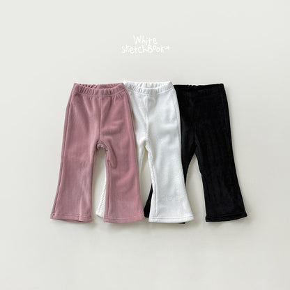 [PRE-ORDER] Boot-Cut Ribbed Mink Pants