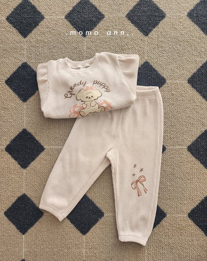 Puppy Top Bottom Set [Beige/5/S(2-3yr)]