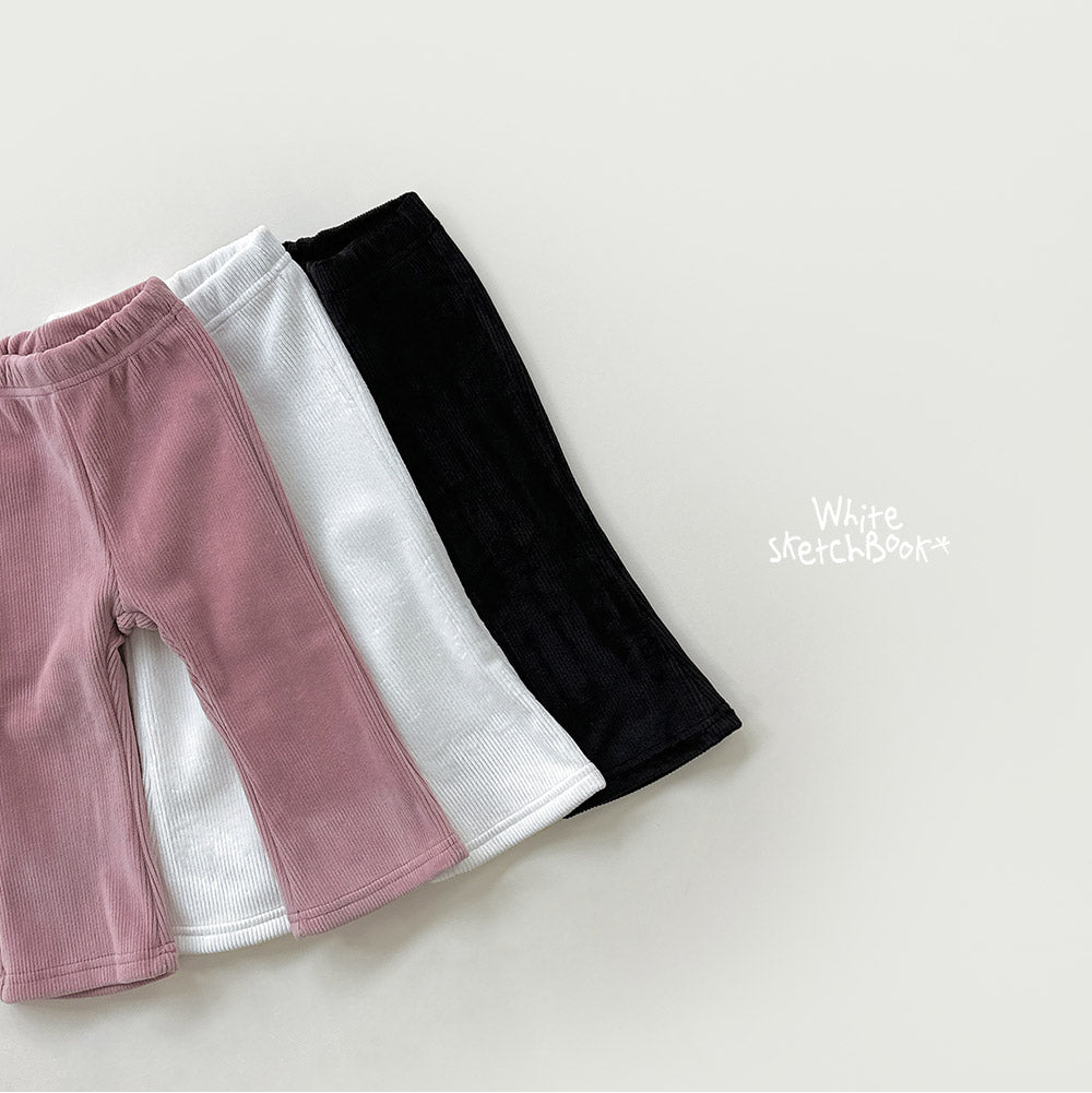[PRE-ORDER] Boot-Cut Ribbed Mink Pants