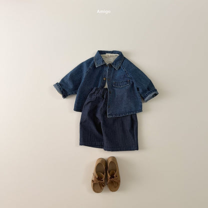 [PRE-ORDER] Herringbone Denim Pants