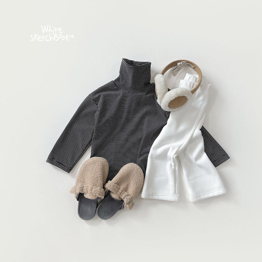 [PRE-ORDER] Boot-Cut Ribbed Mink Pants