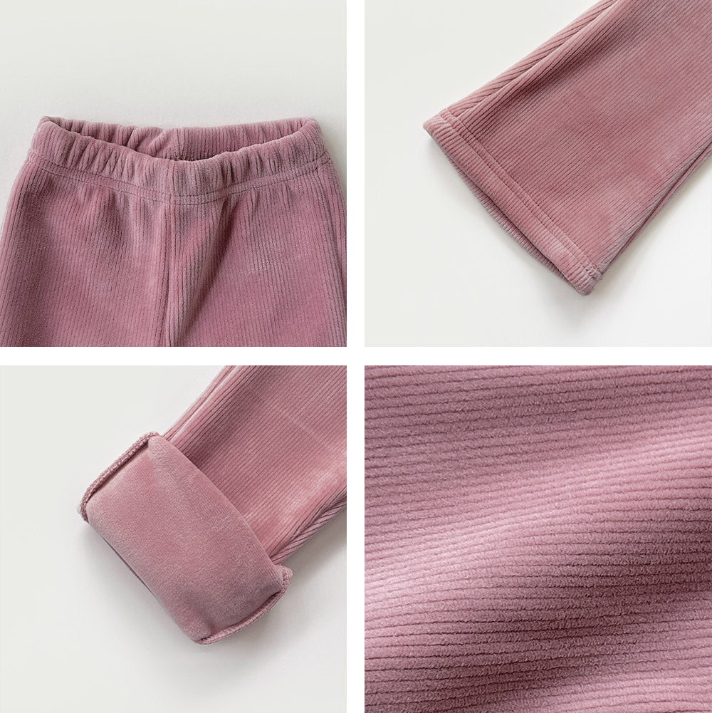 [PRE-ORDER] Boot-Cut Ribbed Mink Pants