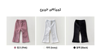 [PRE-ORDER] Boot-Cut Ribbed Mink Pants