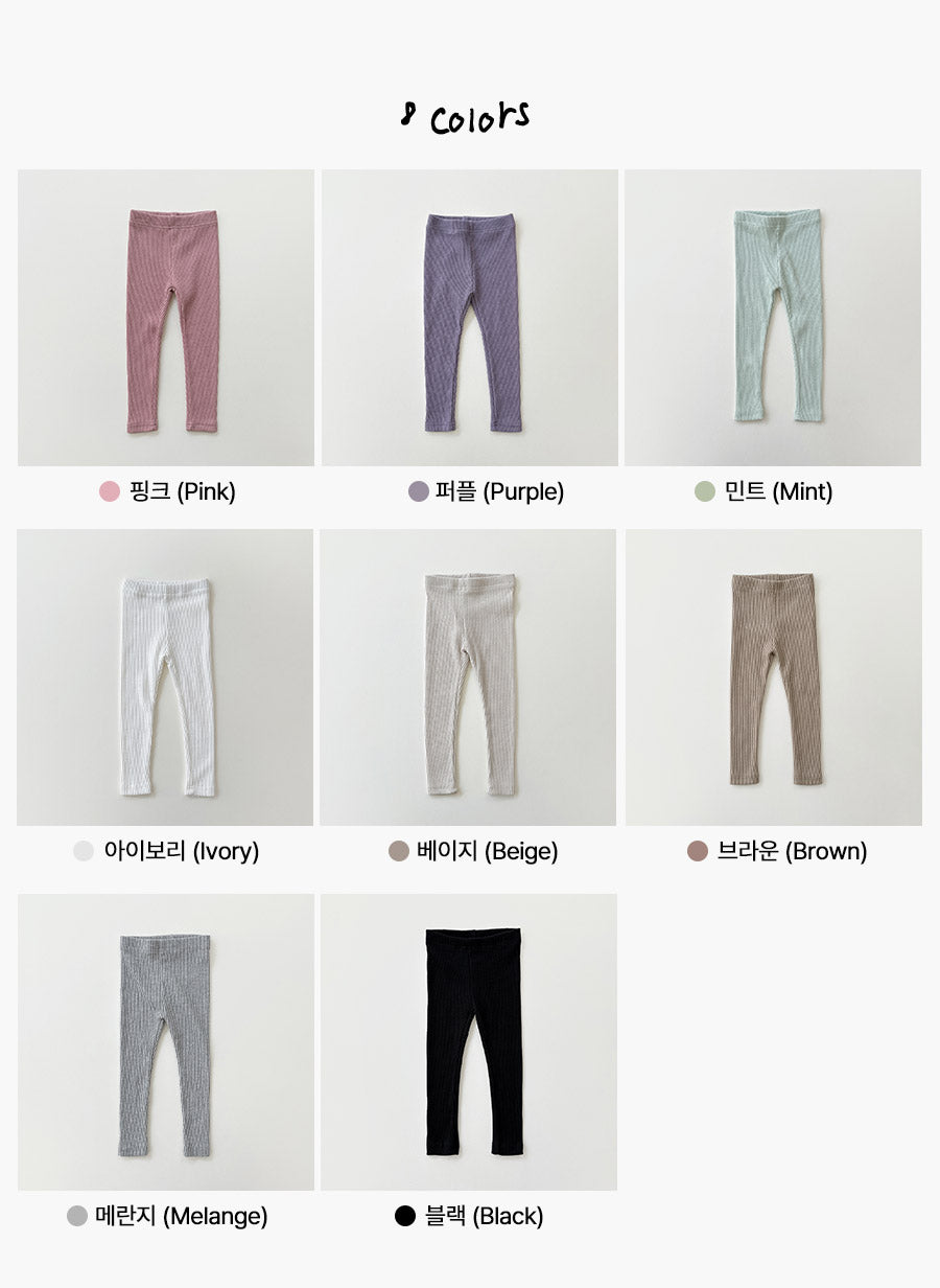 [PRE-ORDER] Ribbed Leggings