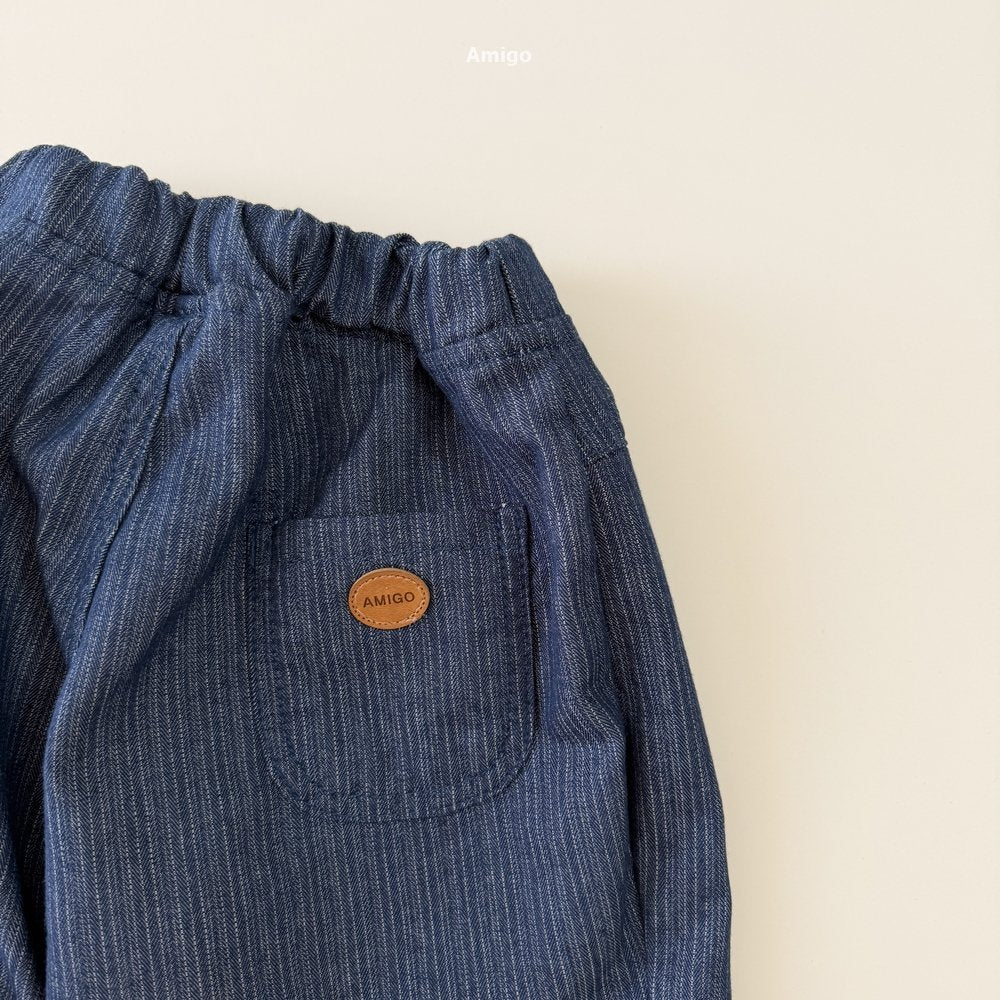 [PRE-ORDER] Herringbone Denim Pants