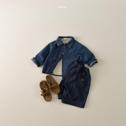 [PRE-ORDER] Herringbone Denim Pants