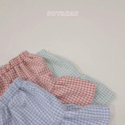 [PRE-ORDER] Tank Top Check Skirts Set