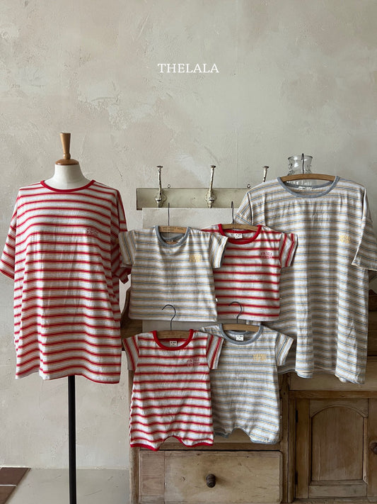 [PRE-ORDER] Dong Dong Stripe T-Shirts (Mom Couple)