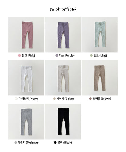 [PRE-ORDER] Ribbed Leggings