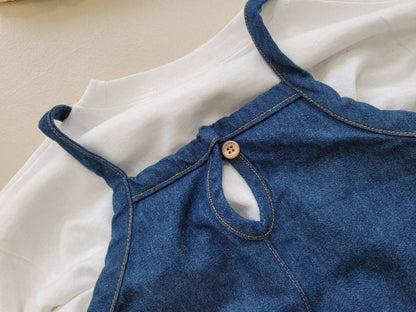 [PRE-ORDER] Pocket Denim Body Suit