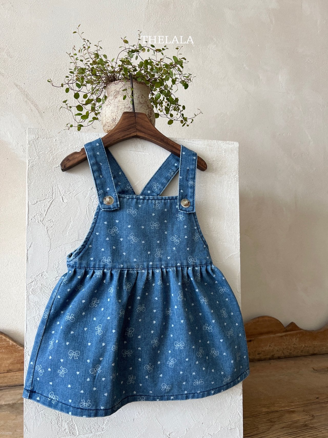 [PRE-ORDER] Ribbon Denim Dress