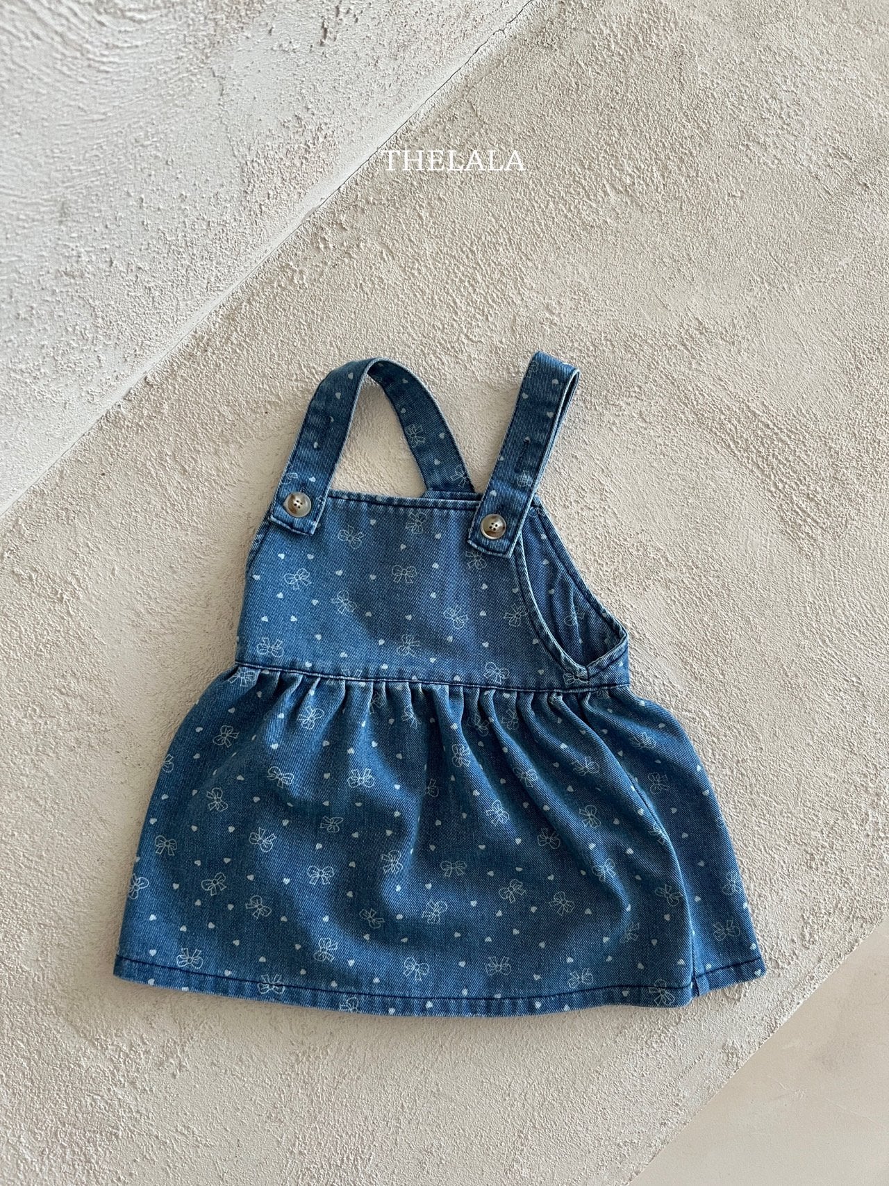 [PRE-ORDER] Ribbon Denim Dress