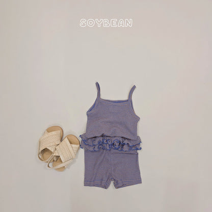 [PRE-ORDER] Berry Frill Top Bottom Set