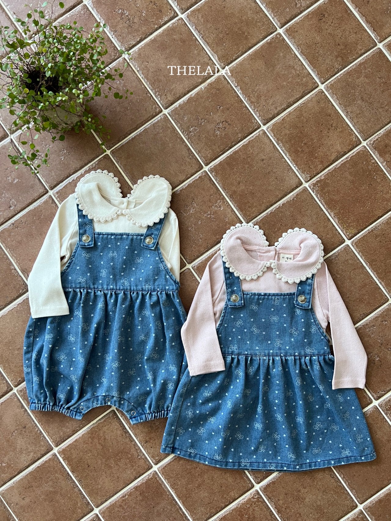 [PRE-ORDER] Ribbon Denim Dress