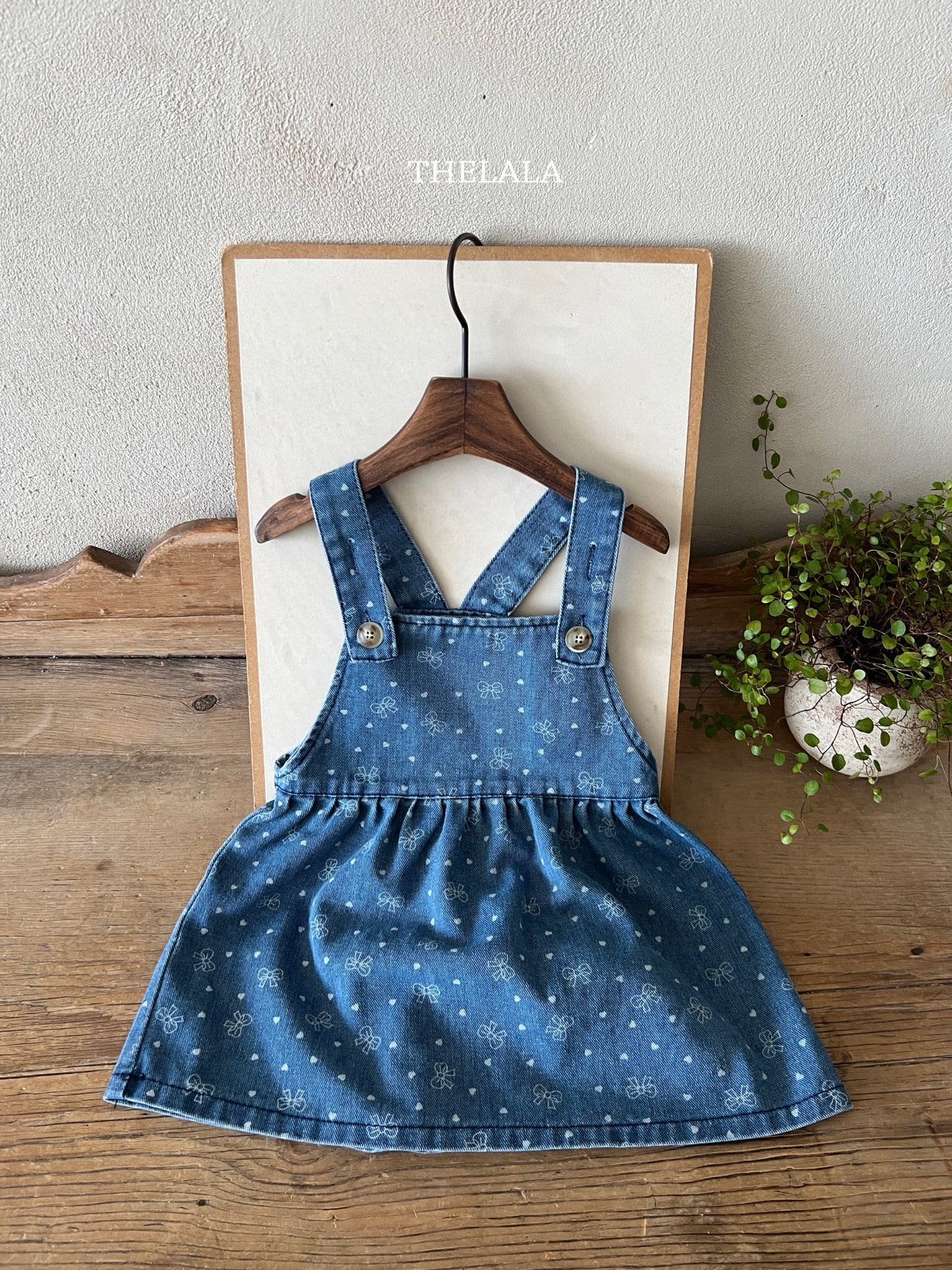 [PRE-ORDER] Ribbon Denim Dress