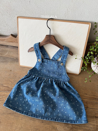 [PRE-ORDER] Ribbon Denim Dress