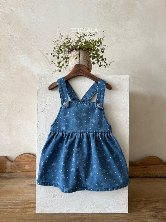[PRE-ORDER] Ribbon Denim Dress