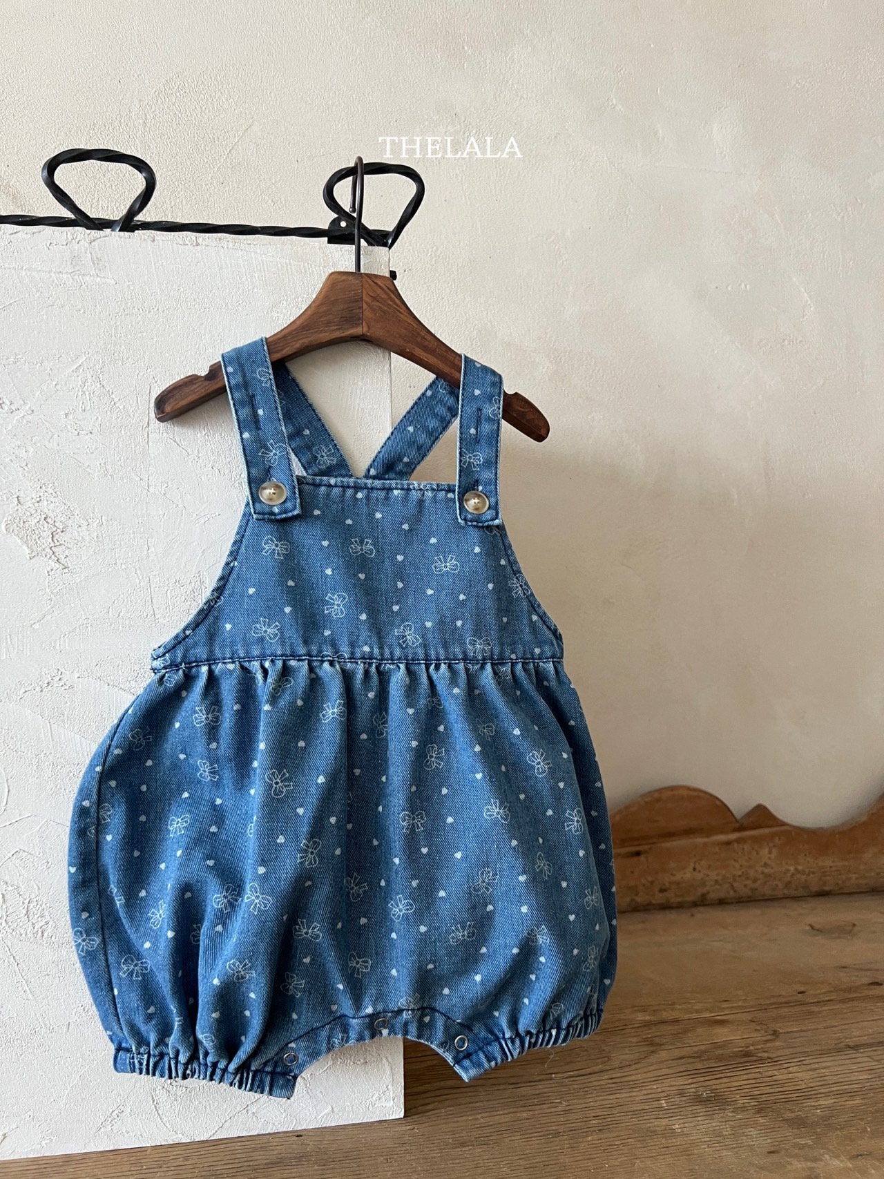 [PRE-ORDER] Ribbon Denim Body Suit