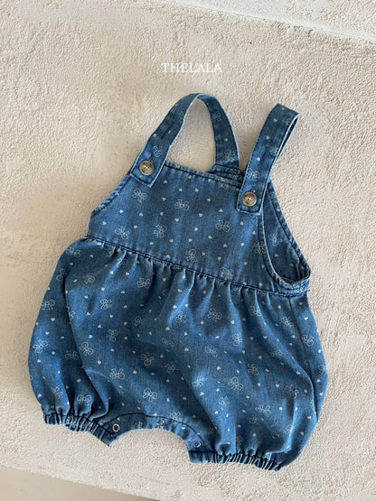 [PRE-ORDER] Ribbon Denim Body Suit