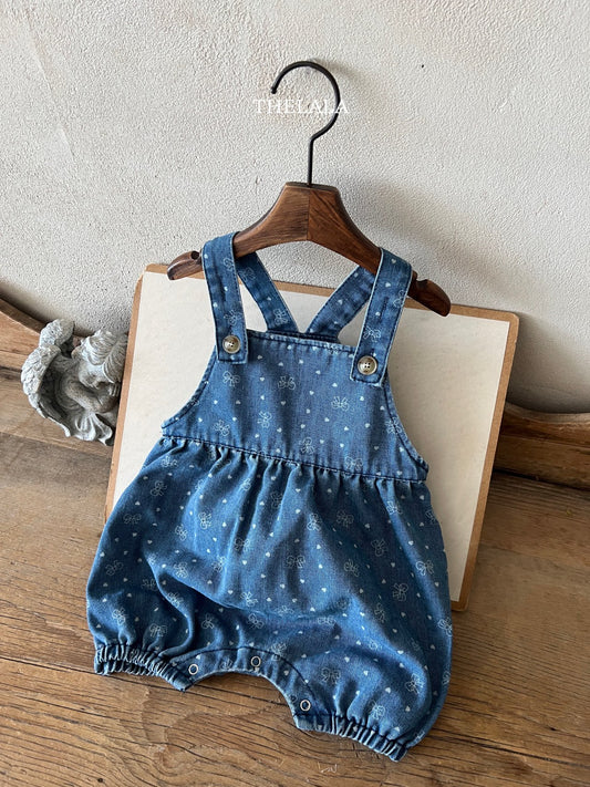 [PRE-ORDER] Ribbon Denim Body Suit