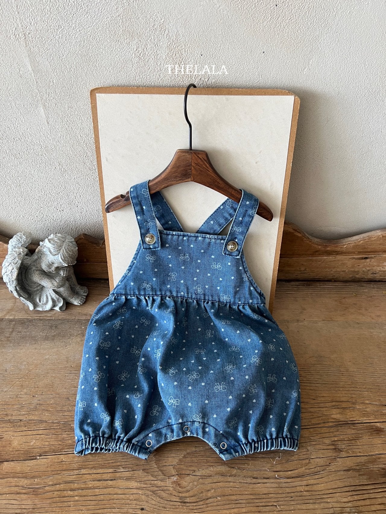 [PRE-ORDER] Ribbon Denim Body Suit