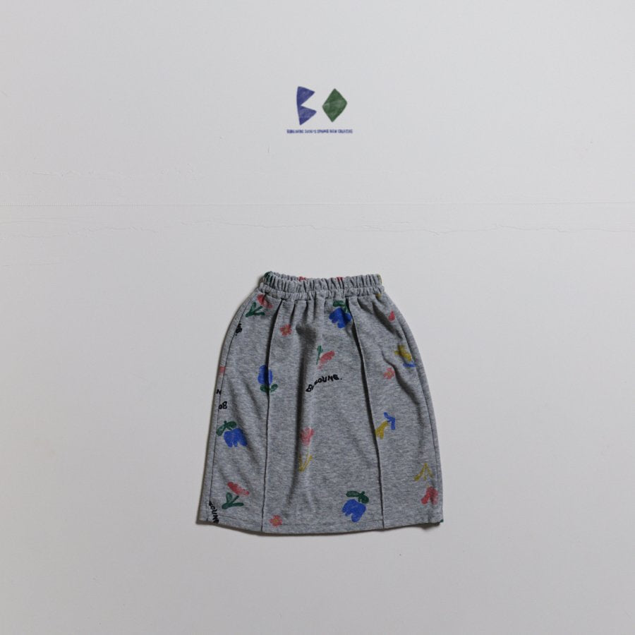 [PRE-ORDER] Floral Terry Skirts