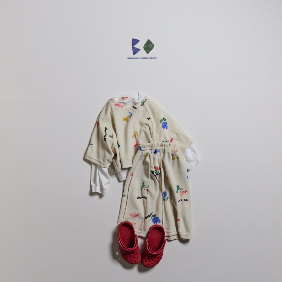 [PRE-ORDER] Floral Terry Skirts