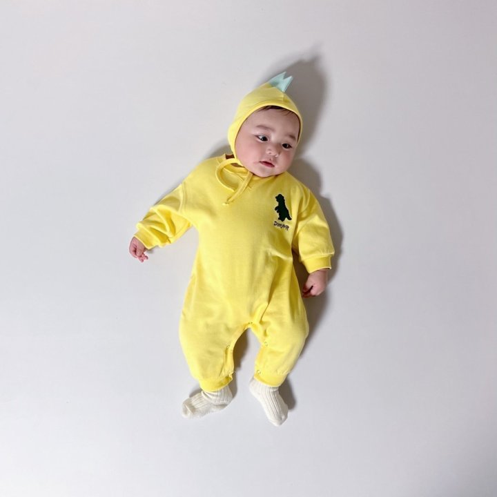 [PRE-ORDER] Dino Body Suit + Bonnet Set