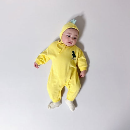 [PRE-ORDER] Dino Body Suit + Bonnet Set