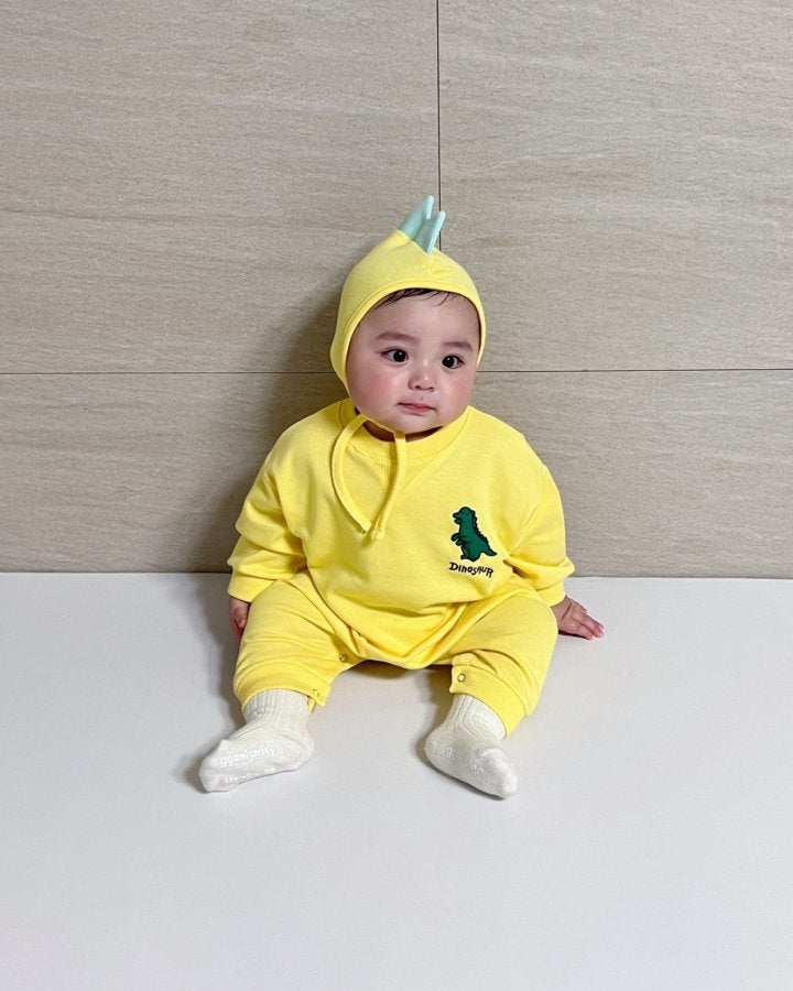 [PRE-ORDER] Dino Body Suit + Bonnet Set
