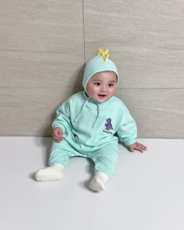 [PRE-ORDER] Dino Body Suit + Bonnet Set