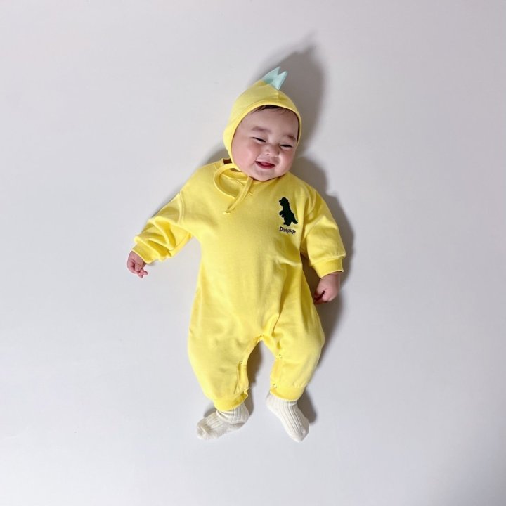 [PRE-ORDER] Dino Body Suit + Bonnet Set
