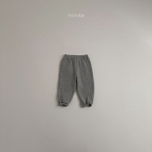 Snow Ribbed Pants [Melange Grey/M(18-24m)]