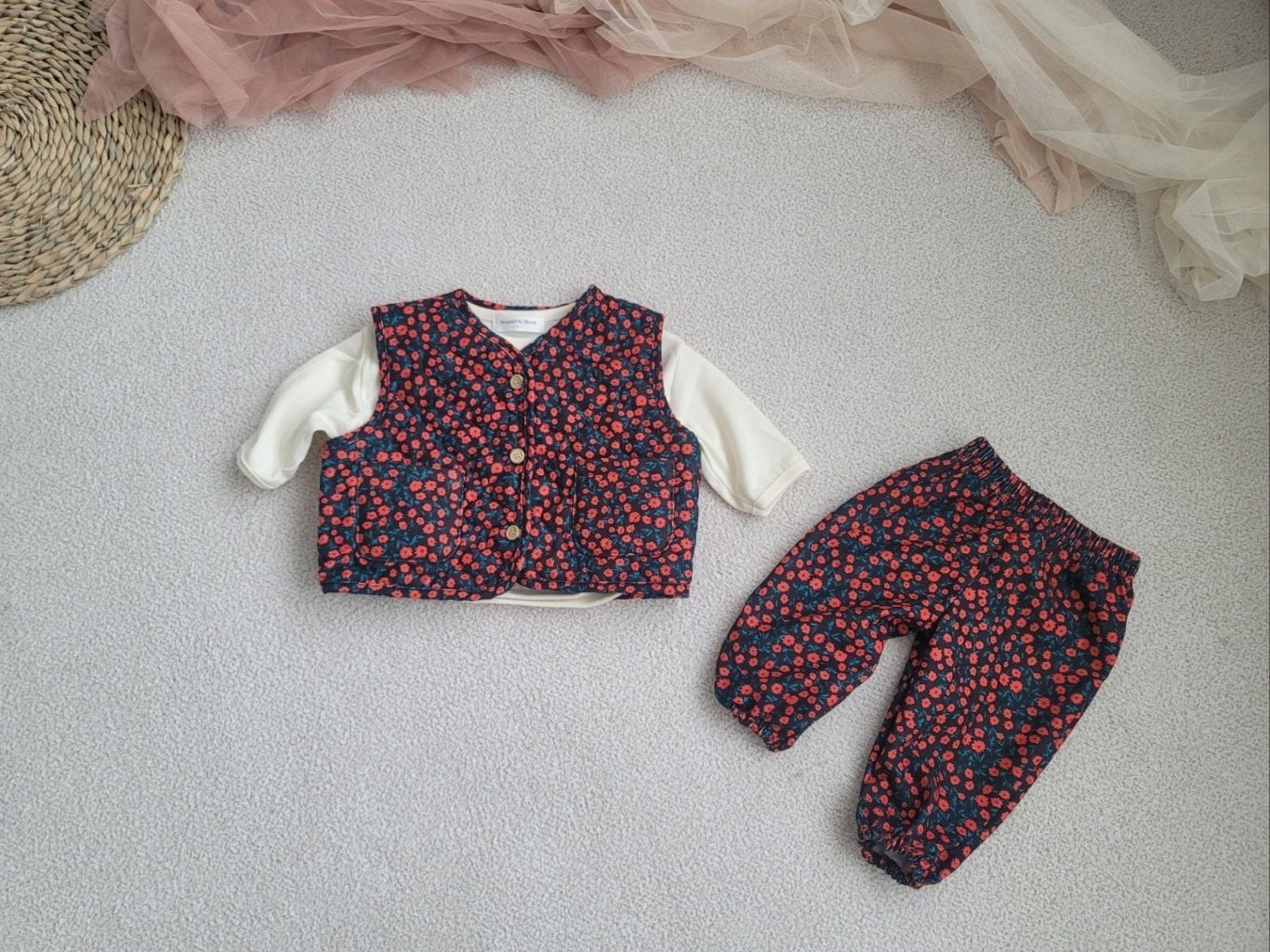 [PRE-ORDER] Irene Vest Bottom Set