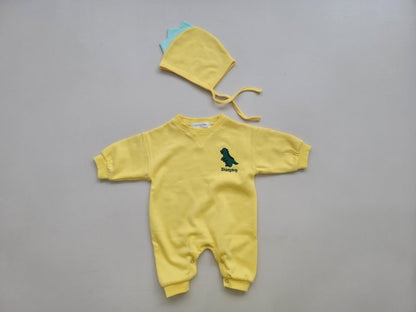 [PRE-ORDER] Dino Body Suit + Bonnet Set