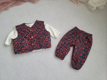 [PRE-ORDER] Irene Vest Bottom Set