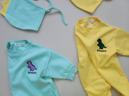 [PRE-ORDER] Dino Body Suit + Bonnet Set